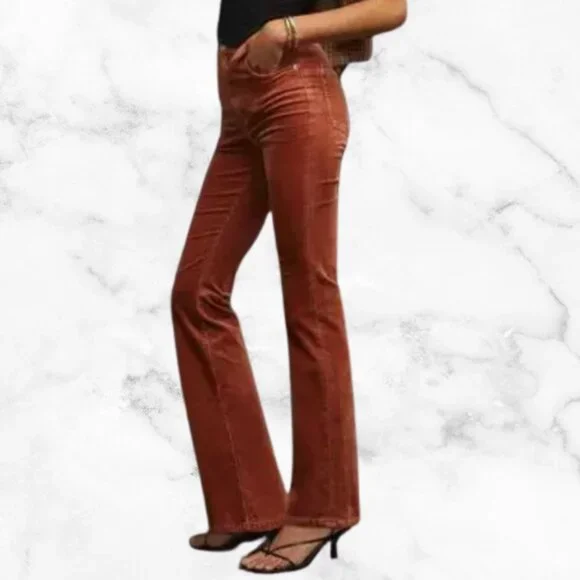 NWT | ANTHROPOLOGIE Pilcro The Icon Flare Corduroy Jeans | Women's 16W - Picture 2 of 16